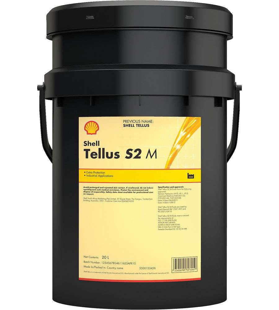 Fluido idraulico industriale Tellus S2 M68 20LT