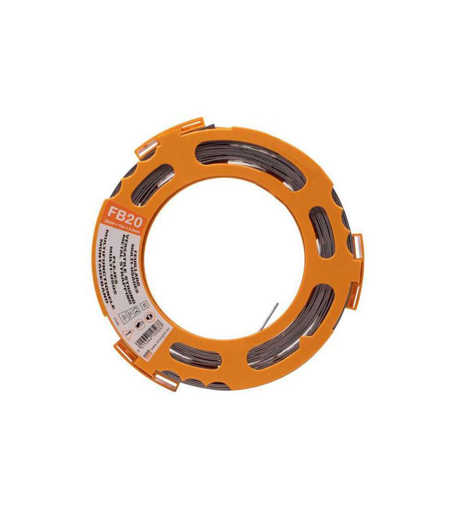 Nastro Metallo Fermatubi Mm 20X0,9 M 10 Gmp Friulsider