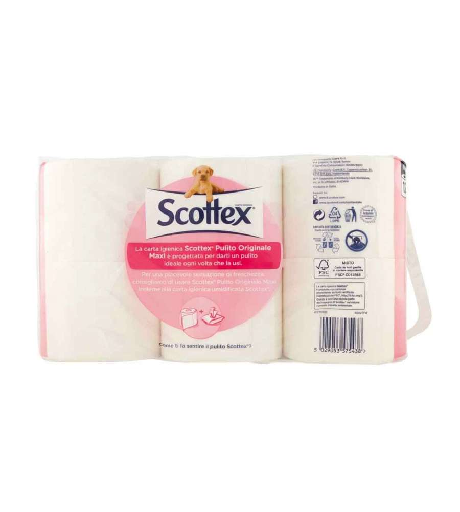 Scottex Pulito Maxi Carta Igienica 12 pz