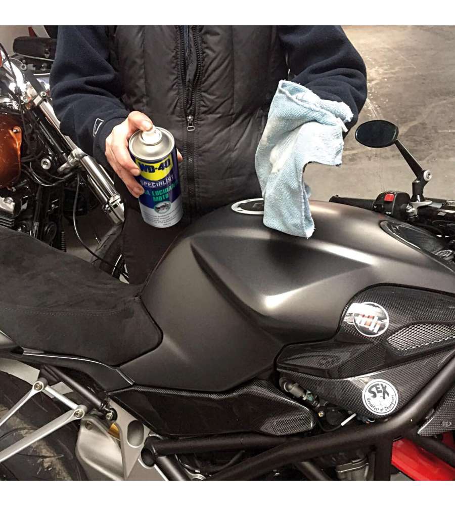 WD-40 Cera Lucidante Moto - Contiene Cera Carnauba - 400 ml
