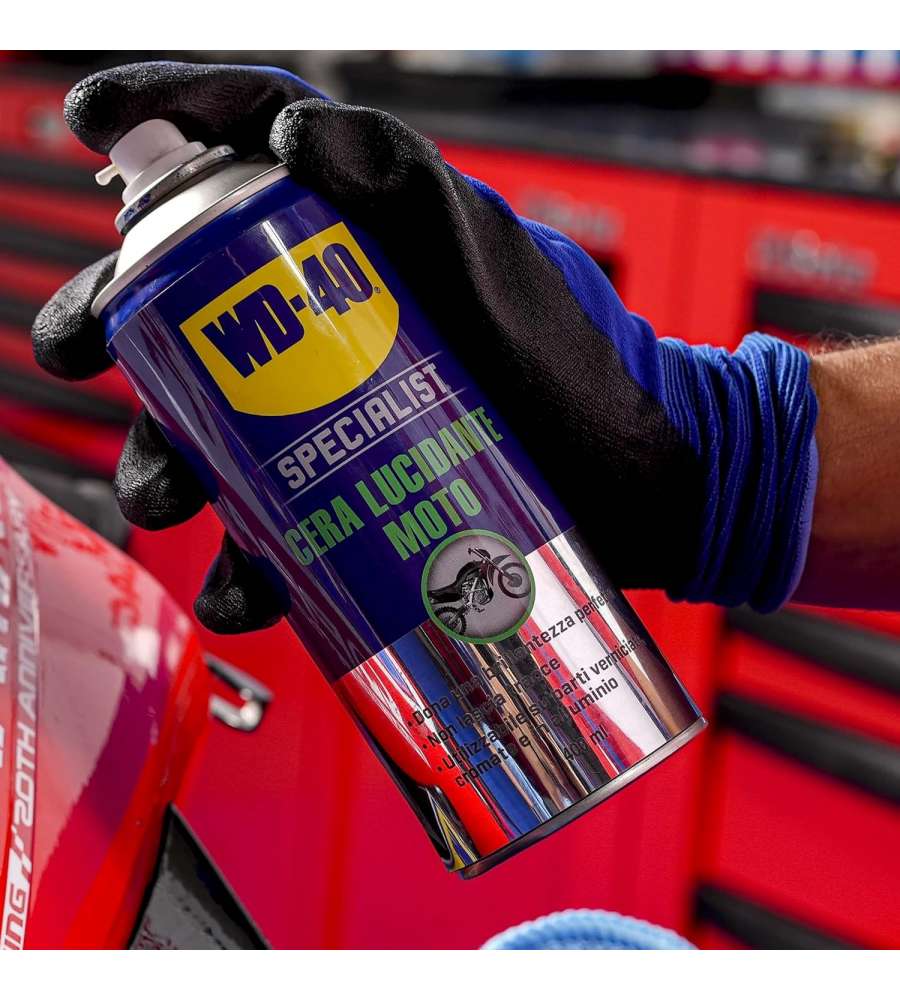 WD-40 Cera Lucidante Moto - Contiene Cera Carnauba - 400 ml