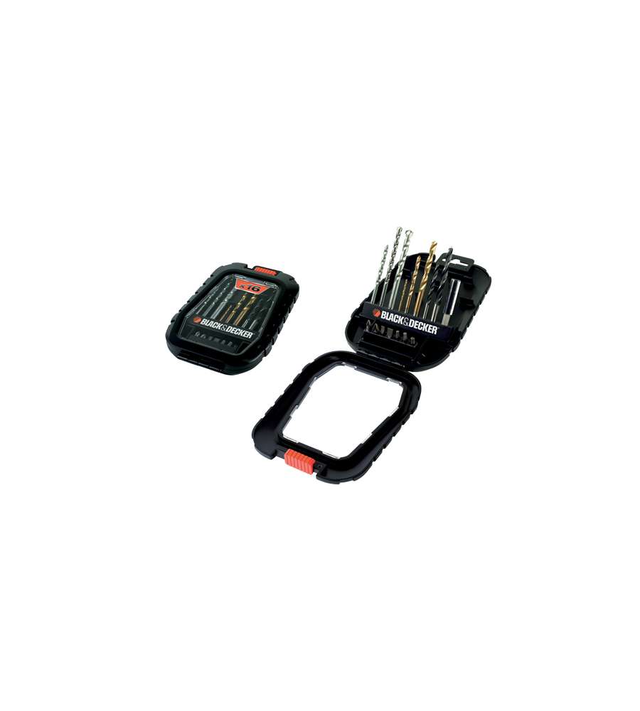 Valigette+Set Accessori 16Pz Black+Decker A7186