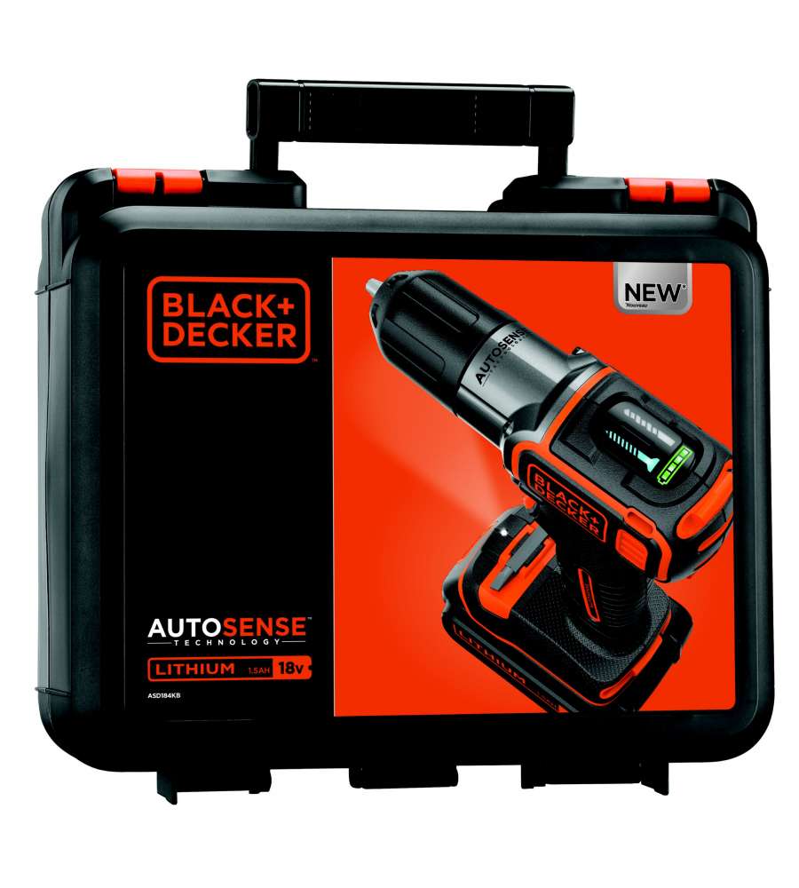 Trapano/Avvitatore Black+Decker Autosense 18V