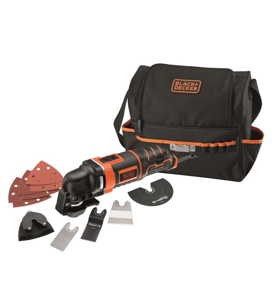 Utensile Multifunzione 300W + 13 accessori Black+Decker