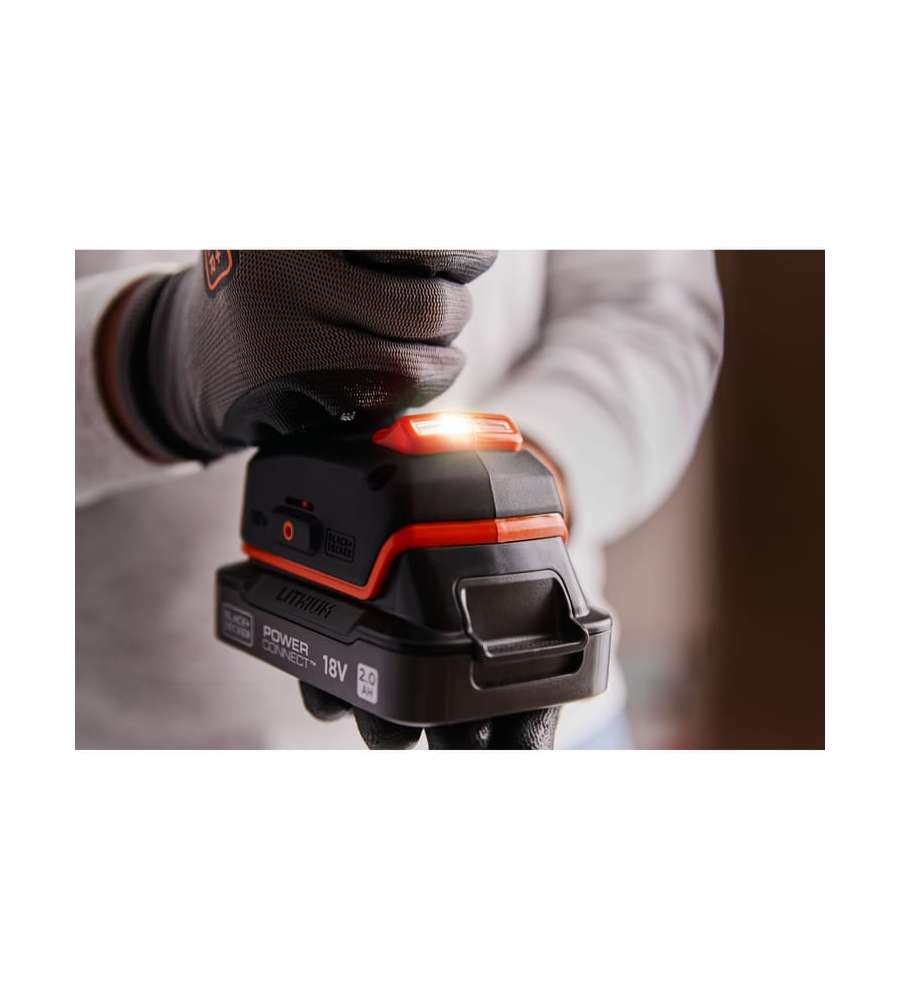 	Black+Decker Trapano Avvitatore a Percussione 18V 2.0Ah con Valigetta