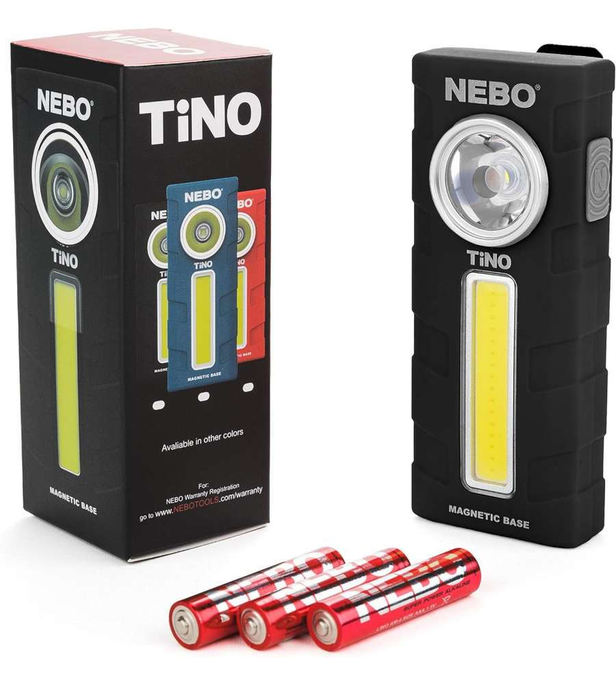 TiNO Torcia Multifunzione 300 Lumen con magnete impermeabile