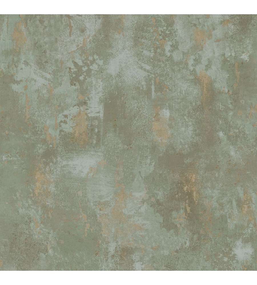 DUTCH WALLCOVERINGS Carta da Parati Motivo Calcestruzzo Verde TP1010
