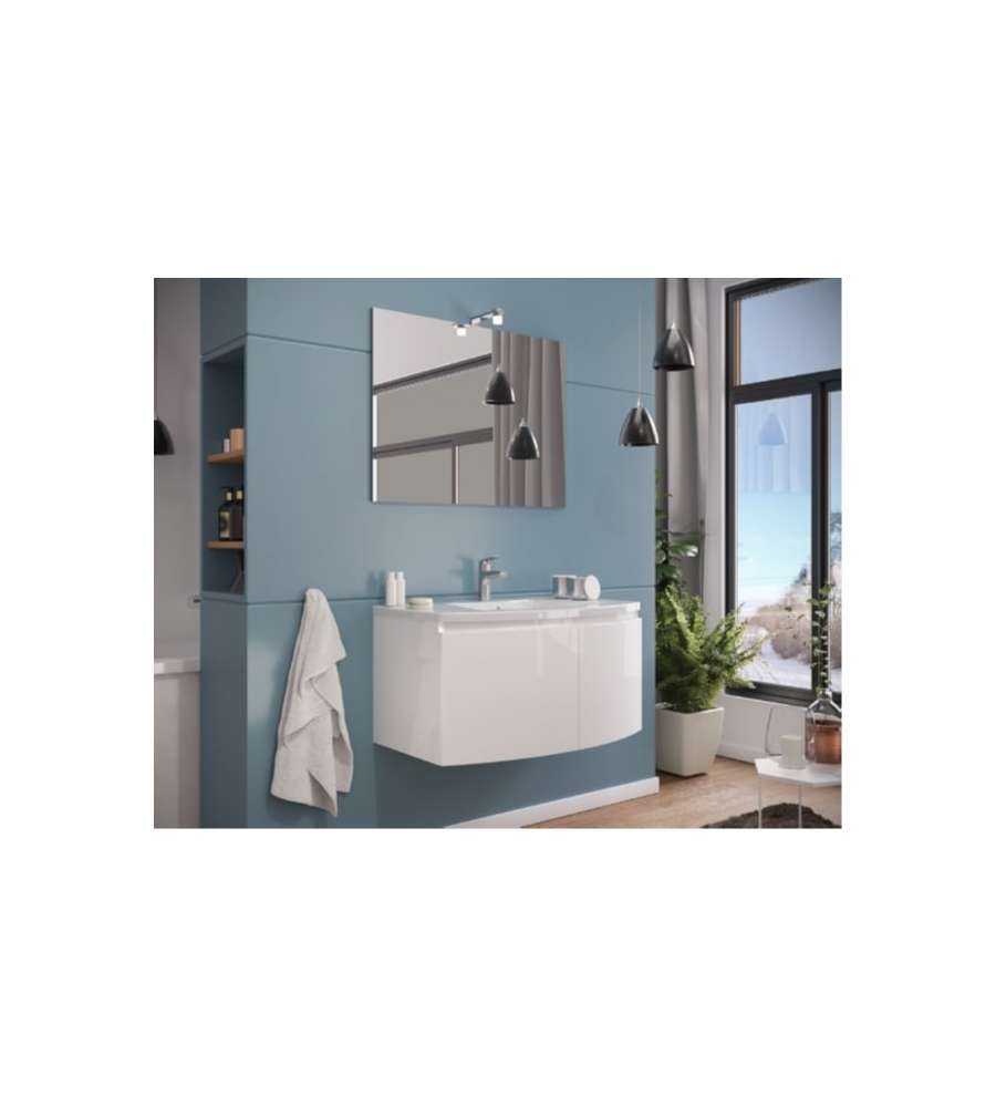 Savini Composizione Bagno Giulia - Bianco Lucido - 80cm