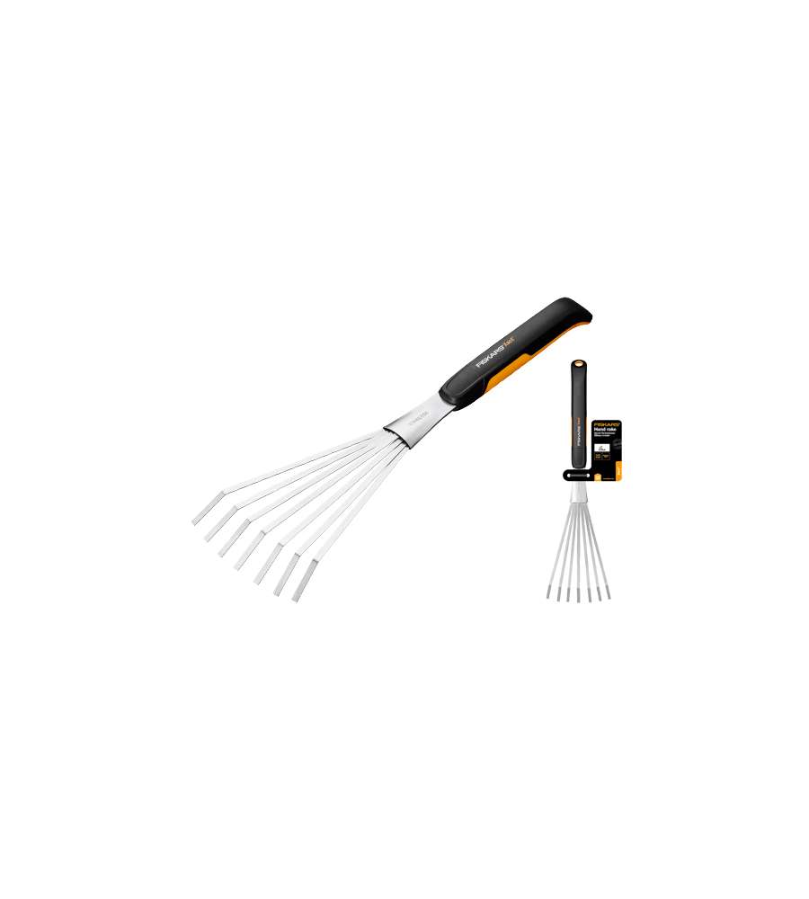 Rastrelli Xact con 7 denti in acciaio.