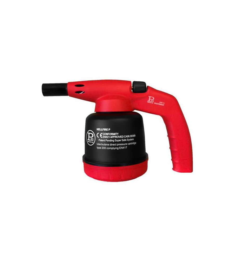 Saldatore Gas Cartuccia Acc.Manuale Hellfire P03