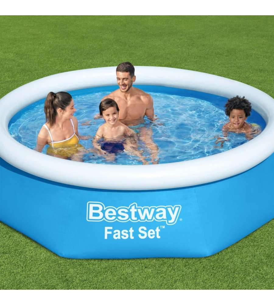 Bestway Piscina Gonfiabile Rotonda Fast Set 244x66 cm 57265