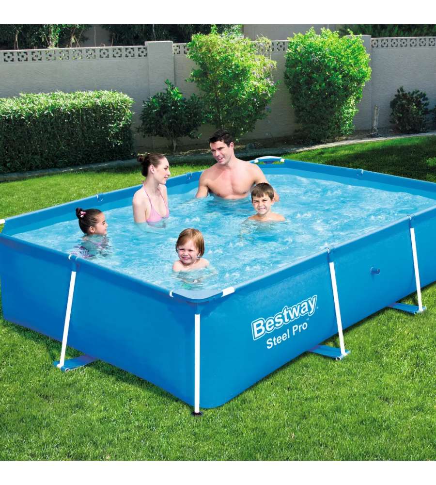 Bestway Piscina Rettangolare Steel Pro - Blu - 259x170x61 cm