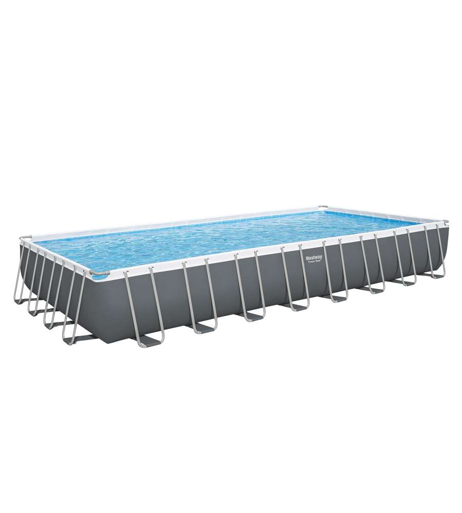 Bestway Piscina Fuori Terra Power Steel - Rettangolare - 956x488 cm