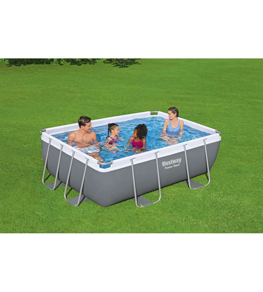 Bestway Piscina Rettangolare Power Steel - 282x196x84 cm