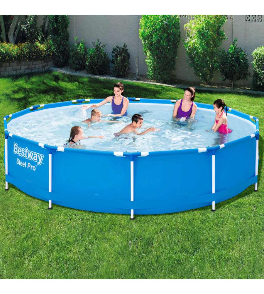 Bestway Set Piscina con Telaio Steel Pro 366x76 cm