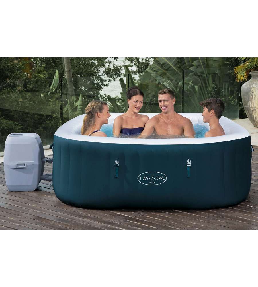 Bestway Piscina Idromassaggio Lay-Z-Spa Ibiza - 180x180x66 cm