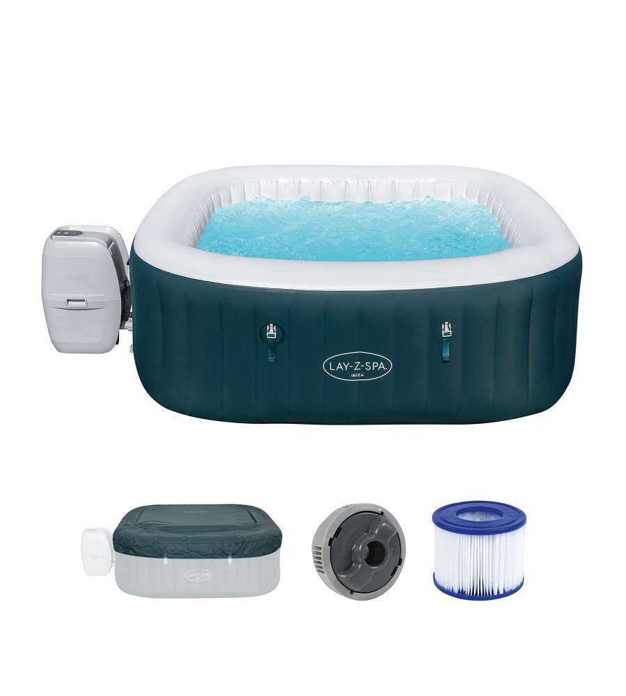 Bestway Piscina Idromassaggio Lay-Z-Spa Ibiza - 180x180x66 cm