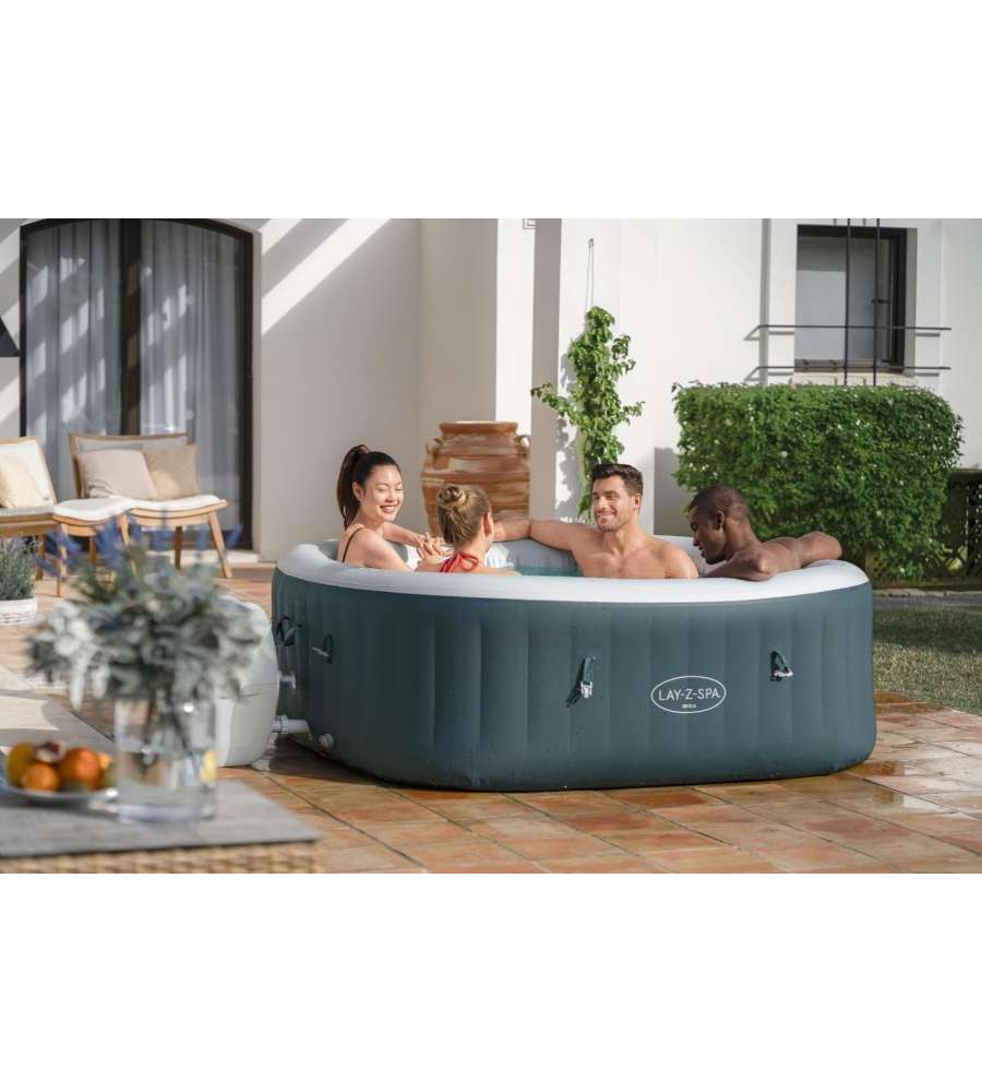 Bestway Piscina Idromassaggio Lay-Z-Spa Ibiza - 180x180x66 cm
