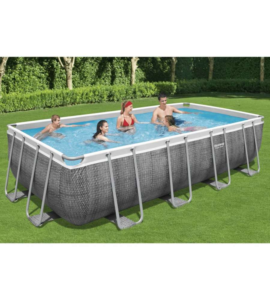 Bestway Power Steel Set Piscina Rettangolare 549x274x122 cm