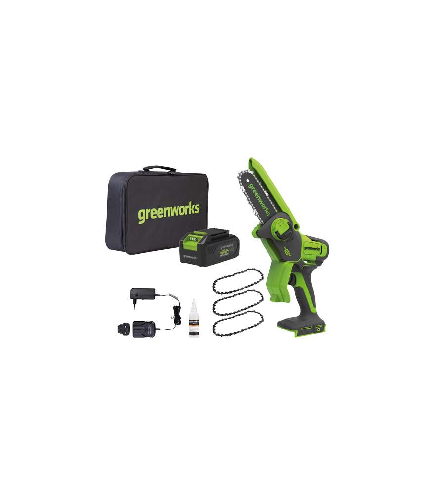 Sega da Potatura Greenworks 48V G48MCS10XK2