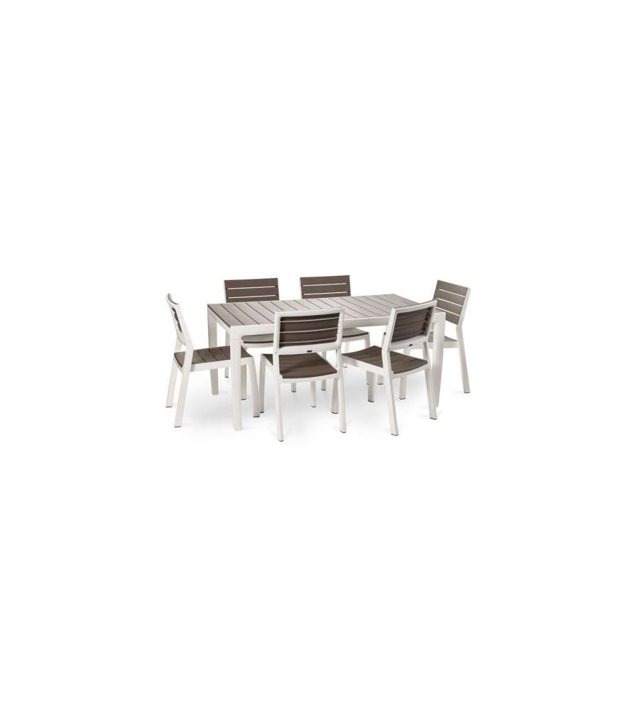 Keter Sedia da Giardino Harmony - Grafite/Bianco - 47x60x86 cm