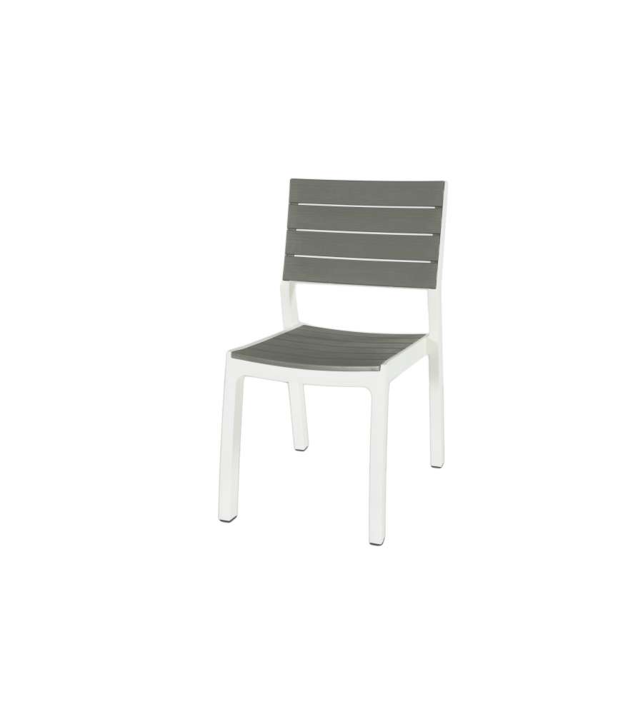Keter Sedia da Giardino Harmony - Grafite/Bianco - 47x60x86 cm