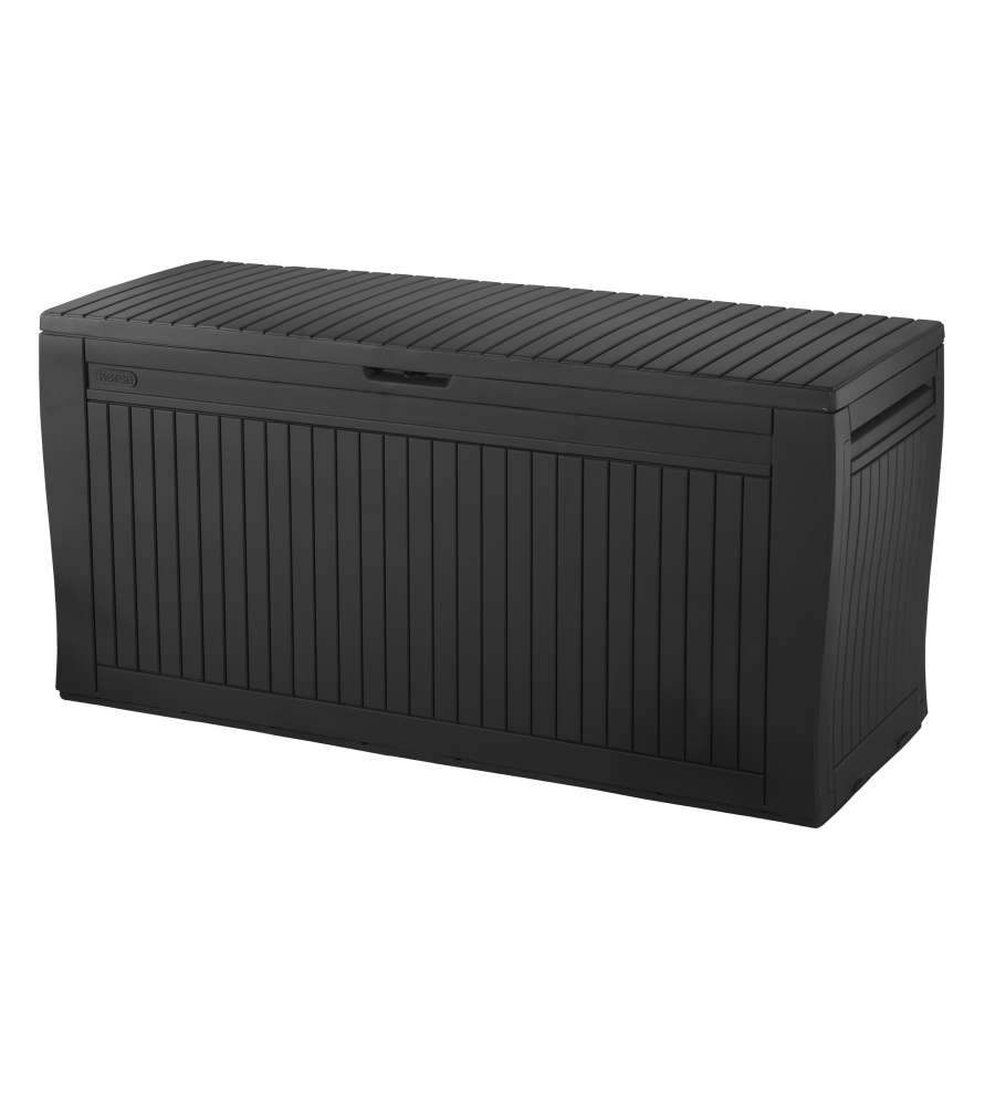 Baule in resina antracite Comfy 270 l