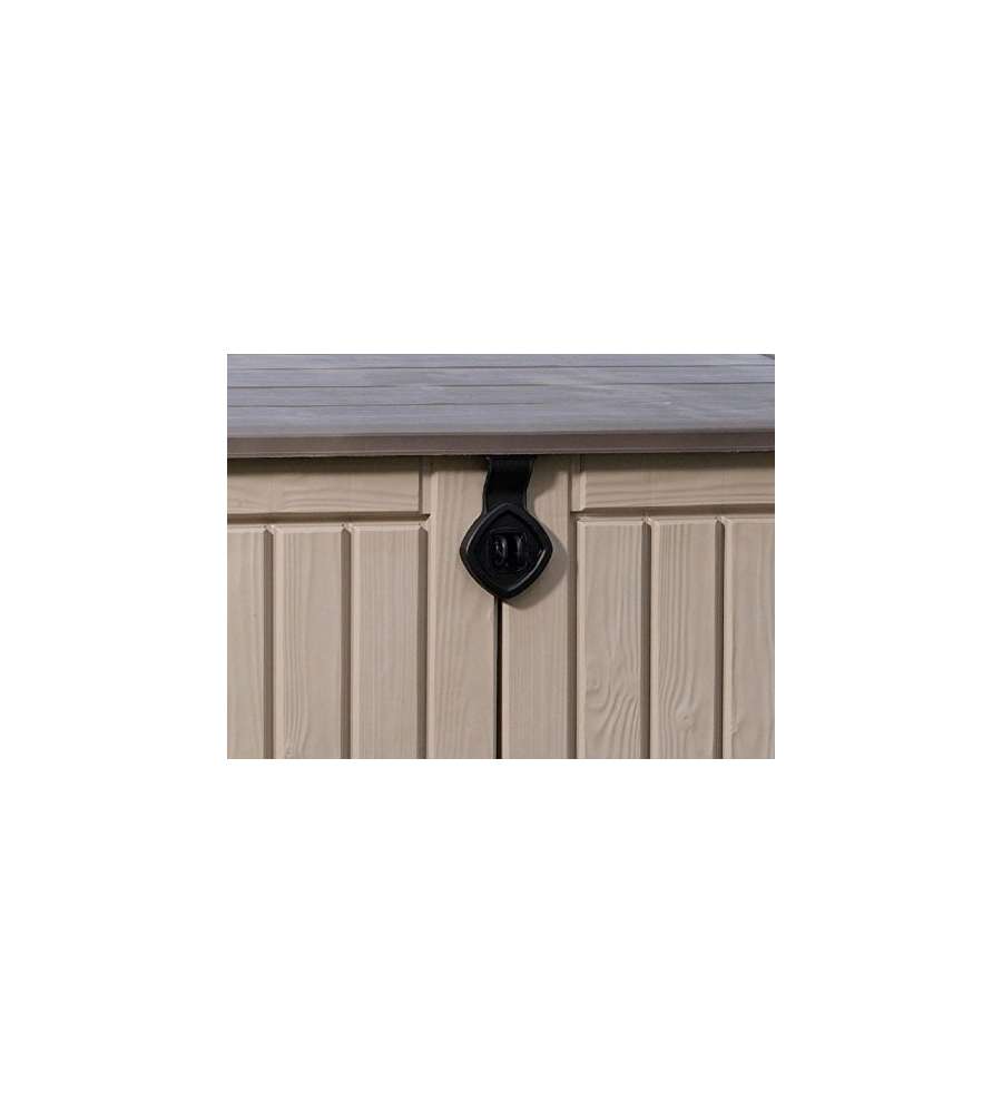 Keter Baule Porta Attrezzi in Resina Store-It-Out - Beige Effetto Legno - 845L