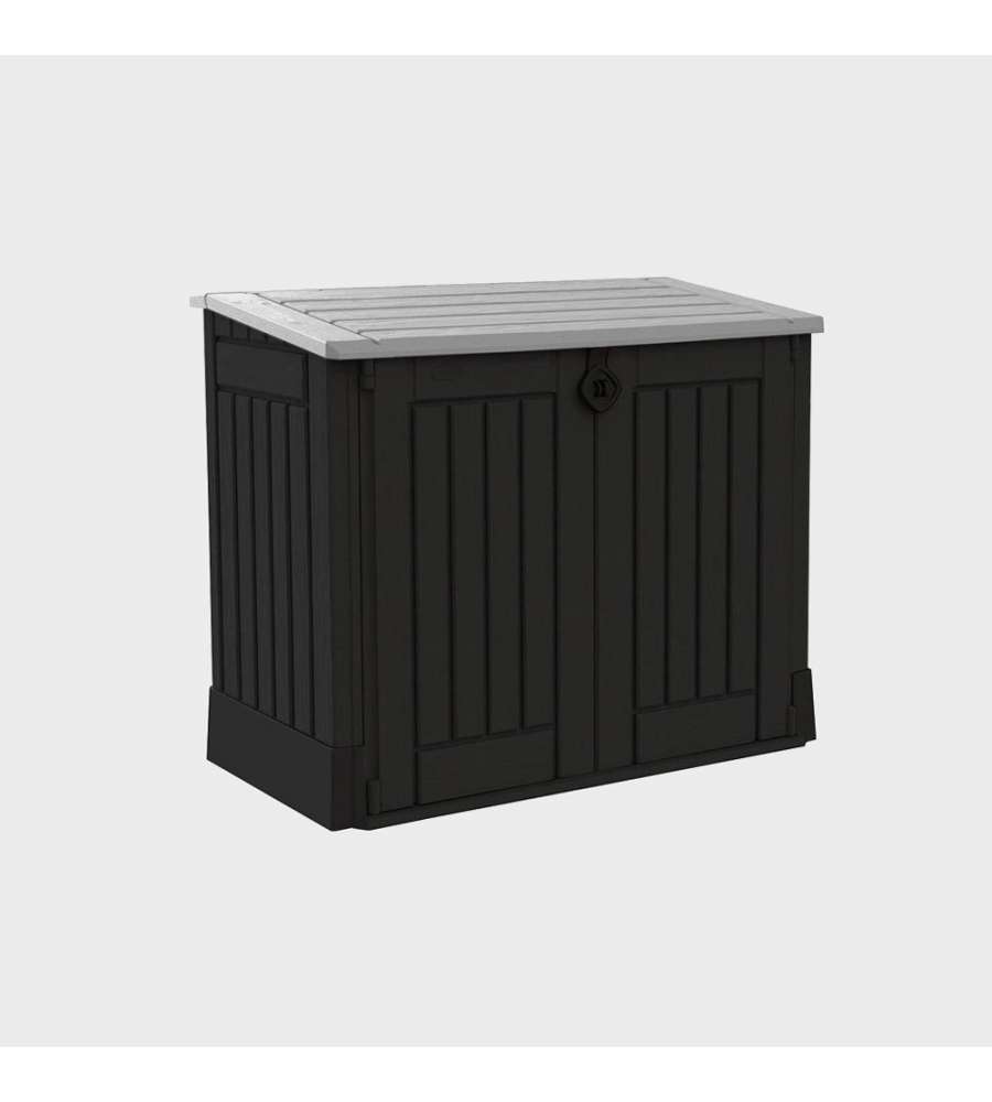 Porta attrezzi Store-it-Out Midi nero 132x71,5x113,5H cm Keter