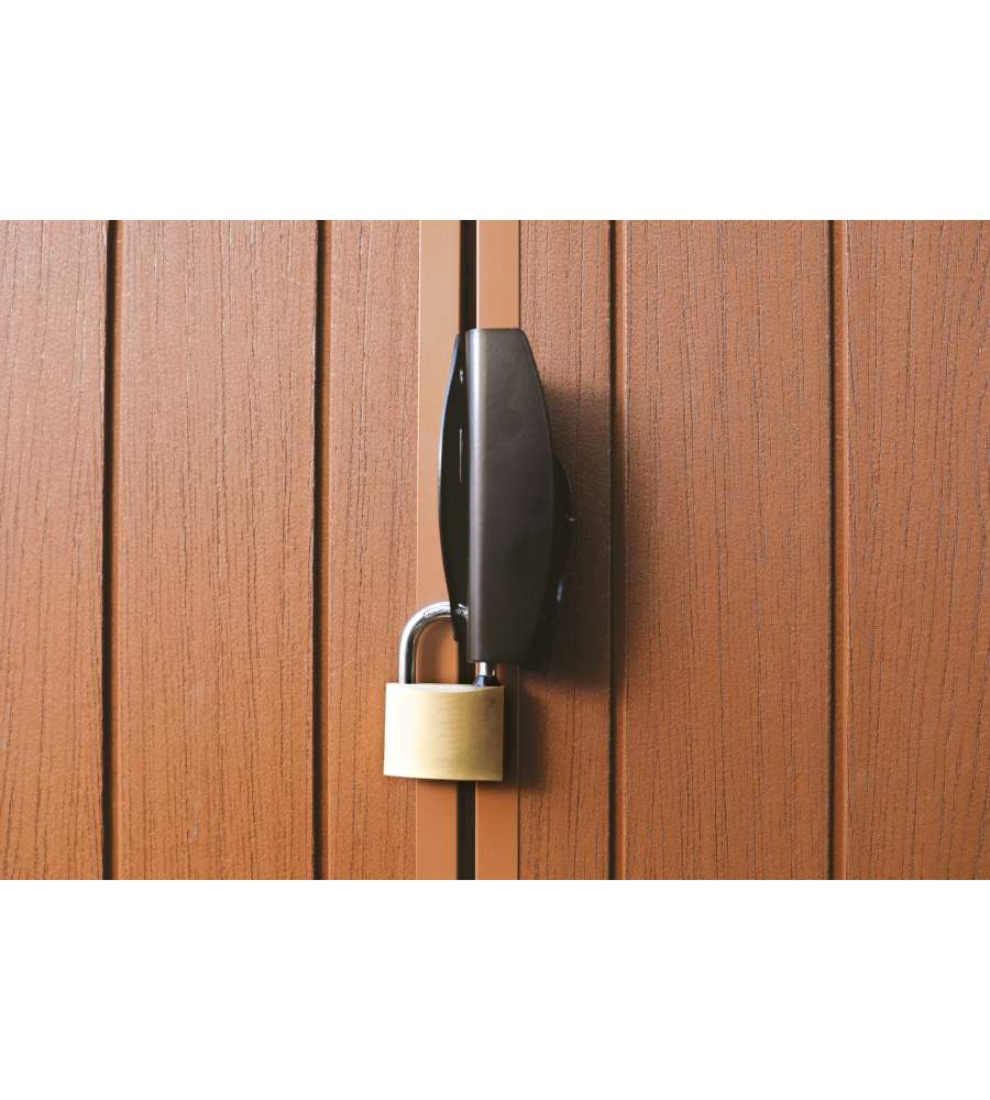Keter Casetta da Giardino Darwin 6x4 - Effetto Legno - 190x122x221 cm