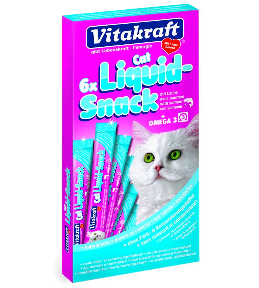 Cat Liquid Snack Con Omega3