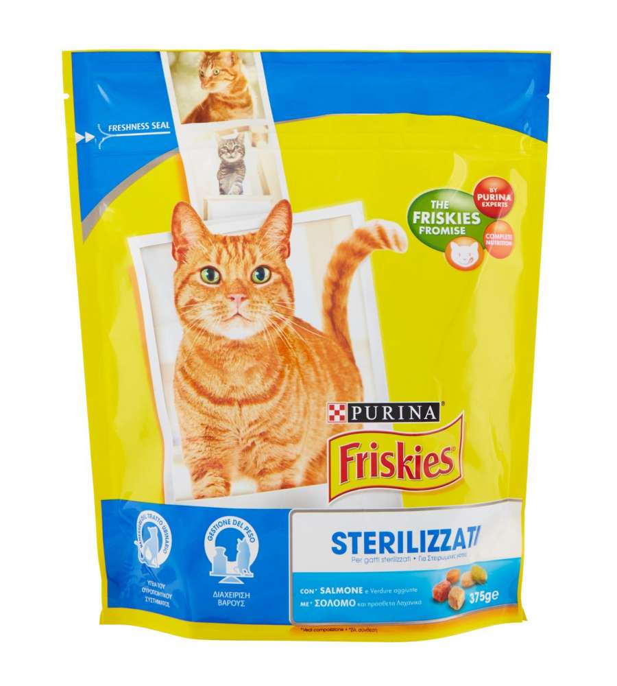 Purina Friskies con salmone e verdure