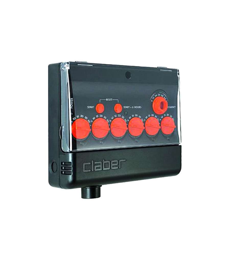 Programmatore Multipla AC 230/24V LCD 6 Zone Claber