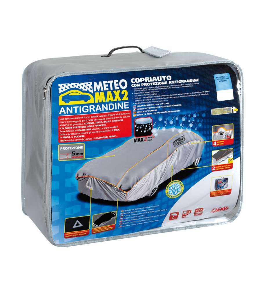 Meteo-Max 2, Copriauto Antigrandine - Ag-4 - Cm 160X180X450