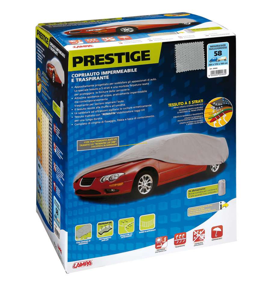 Prestige, Copriauto - 58 - Cm 166X176X384