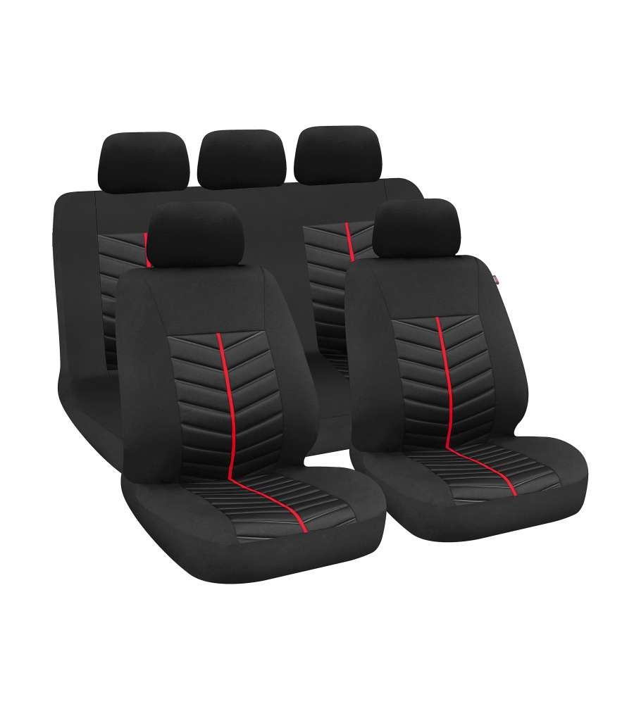 Rapid, Set Fodere Coordinate - Nero/Rosso