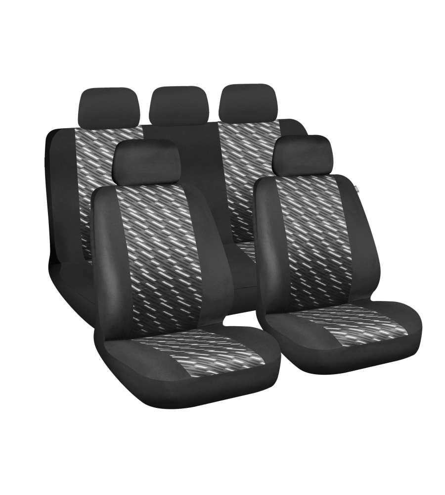 Free, Set Fodere Coordinate - Nero/Grigio
