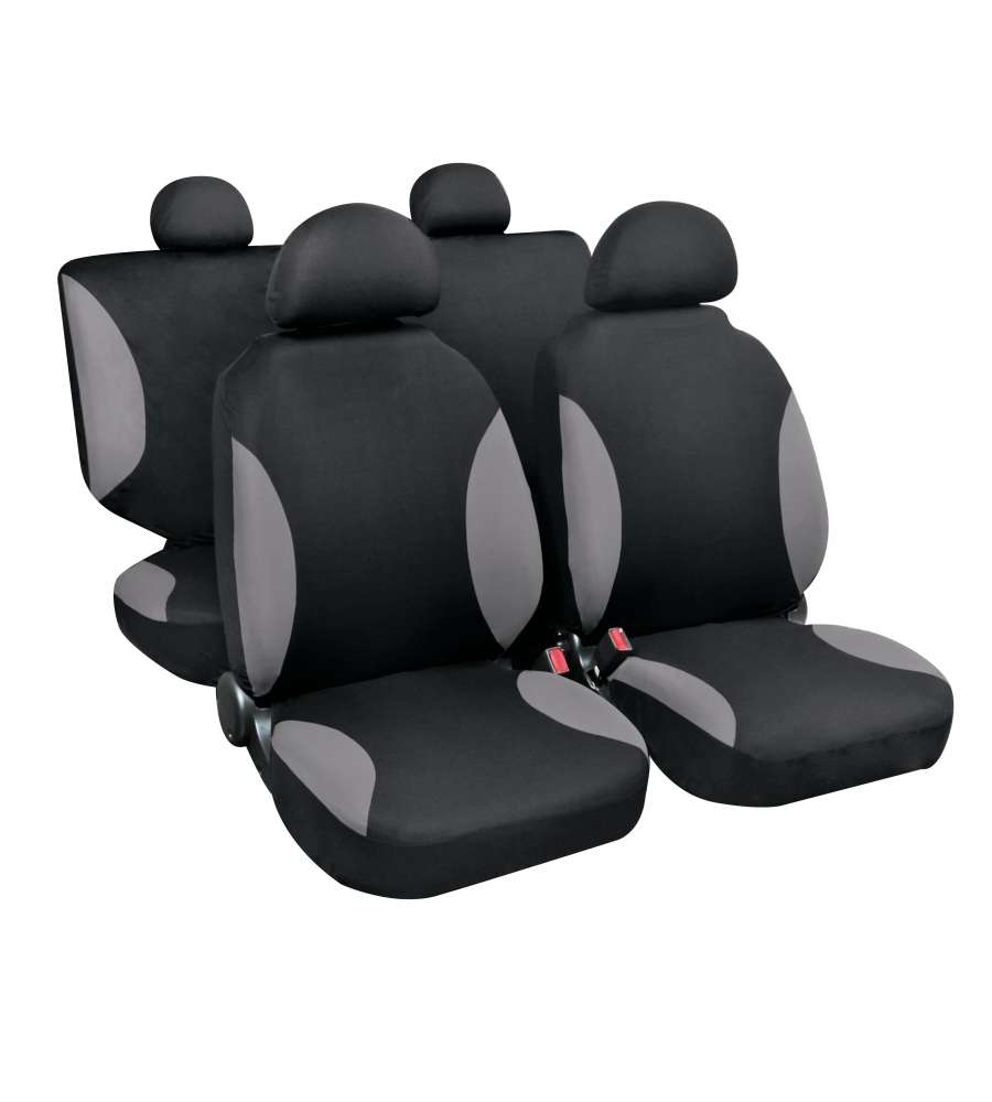 Palinuro, Set Fodere Coordinate - Nero/Grigio
