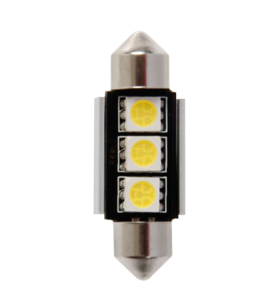 Lampada Hyper led 9 C5W 10x36 mm sv8,5 8 1 pz d/blister bianco doppia polarit resistenza incorporata