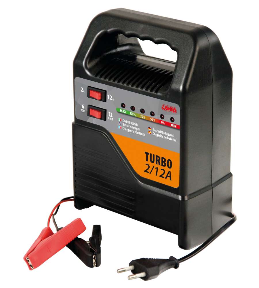 Turbo 2/12 A, Caricabatteria 6/12V