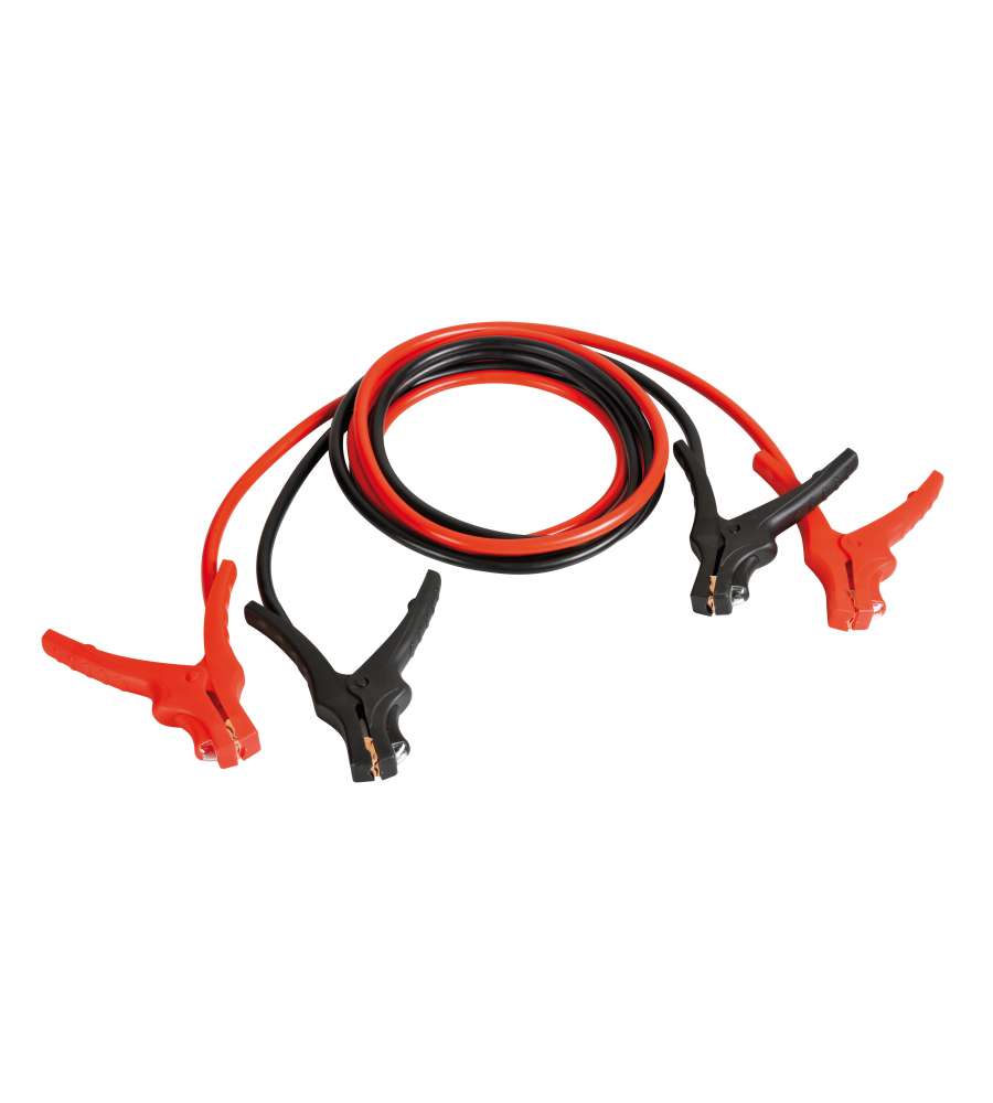 Cavi Batteria Con Pinze Isolate, 12V - 300 Cm - 400 A - 12 Mm