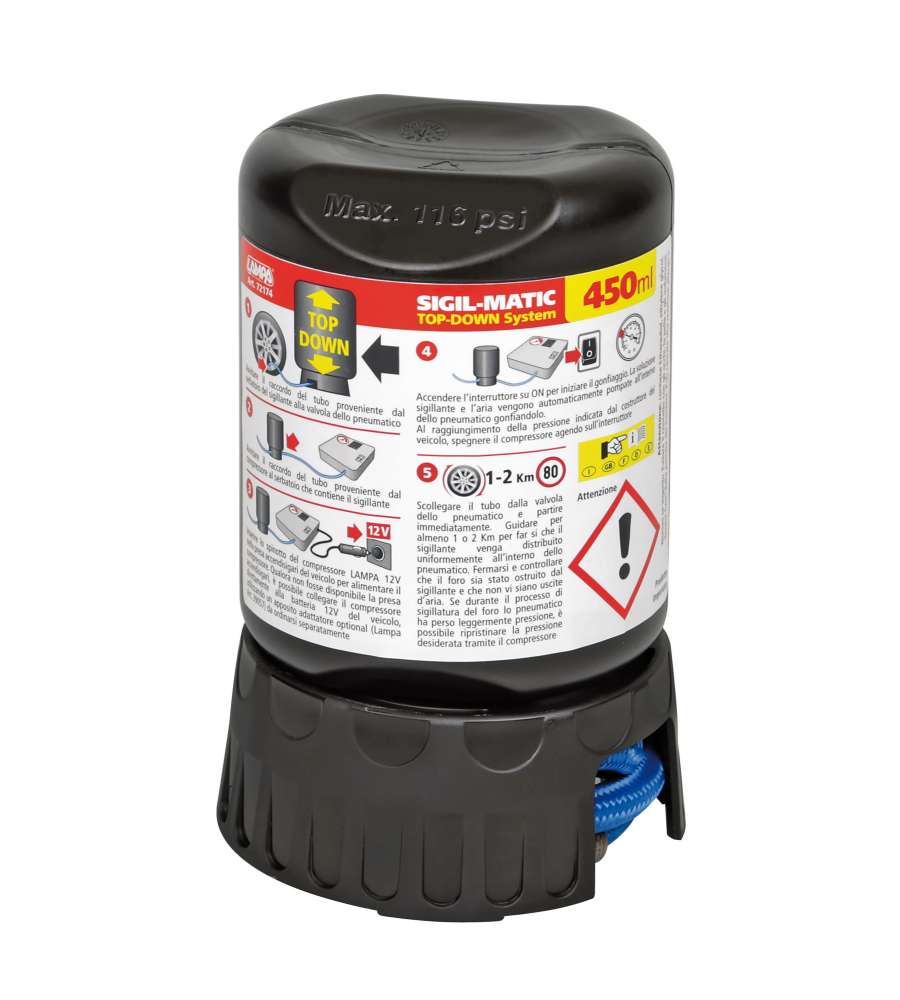 Kit liquido sigillante per pneumatici 450 ml