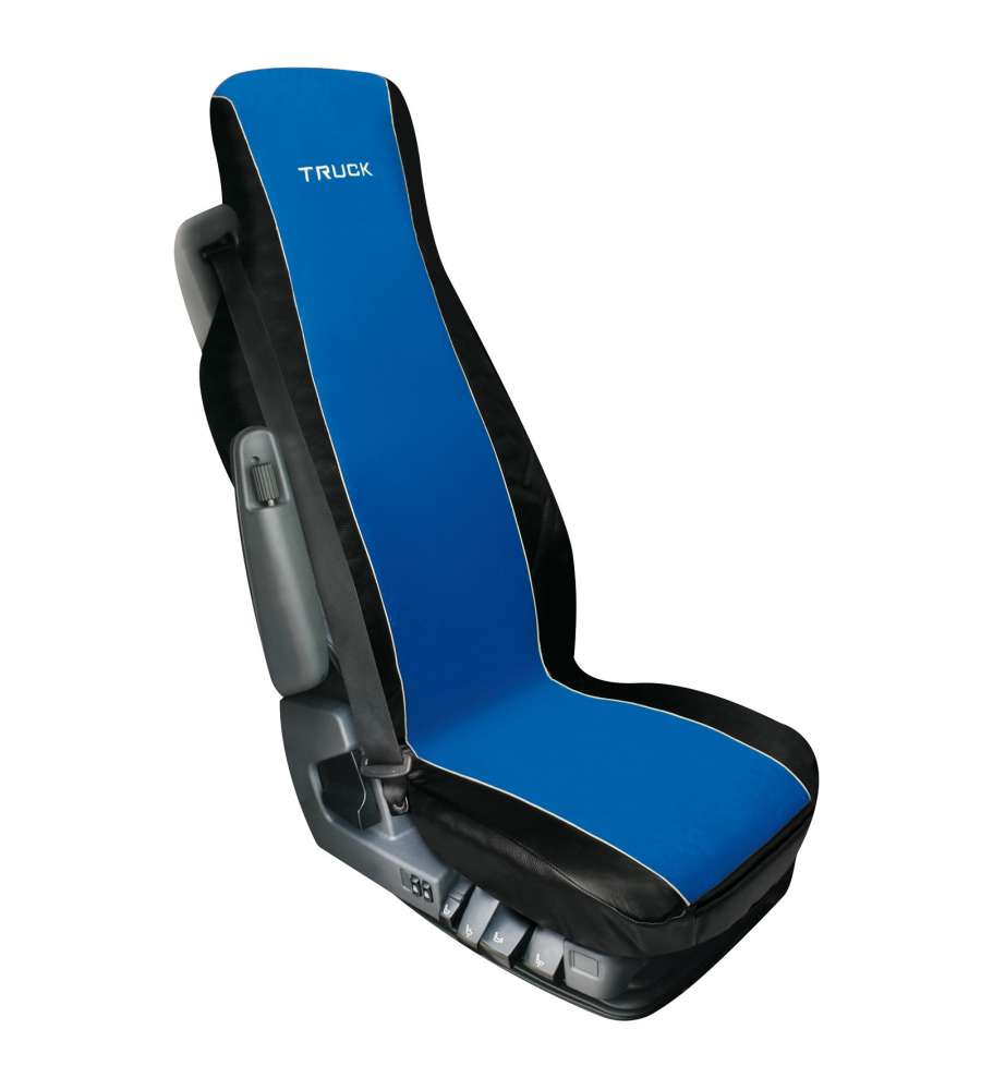 Elisa-2, Coprisedile In Poliestere E Skeentex Per Camion - Blu/Nero