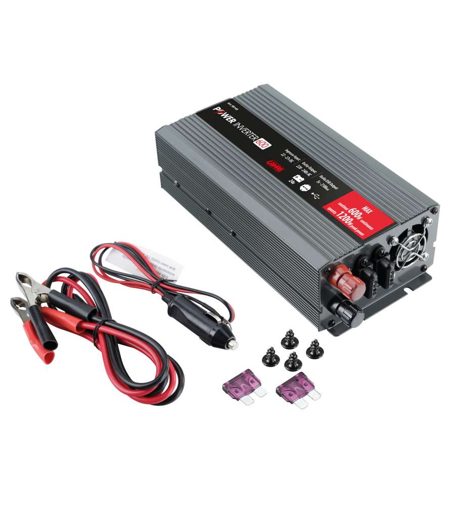 Power Inverter 600W, Trasformatore da 24V a 220V