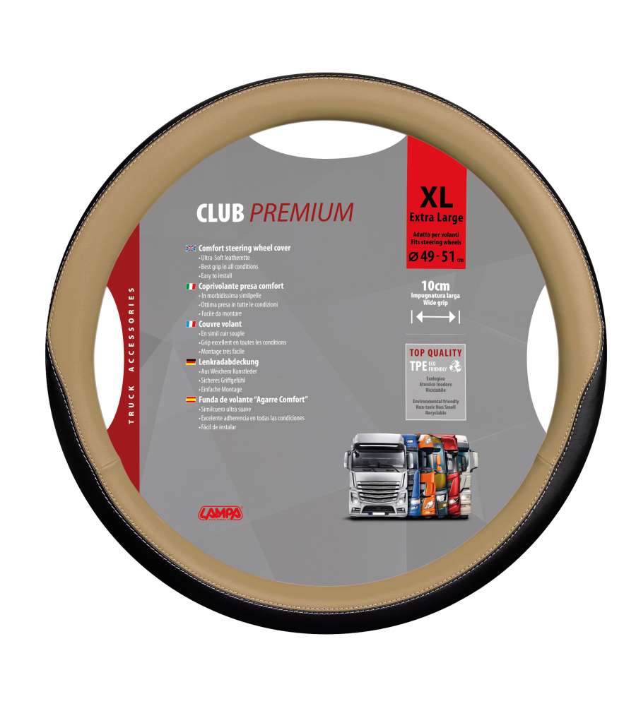 Club, Coprivolante In Skeentex - Xl - D.49/51 Cm - Beige