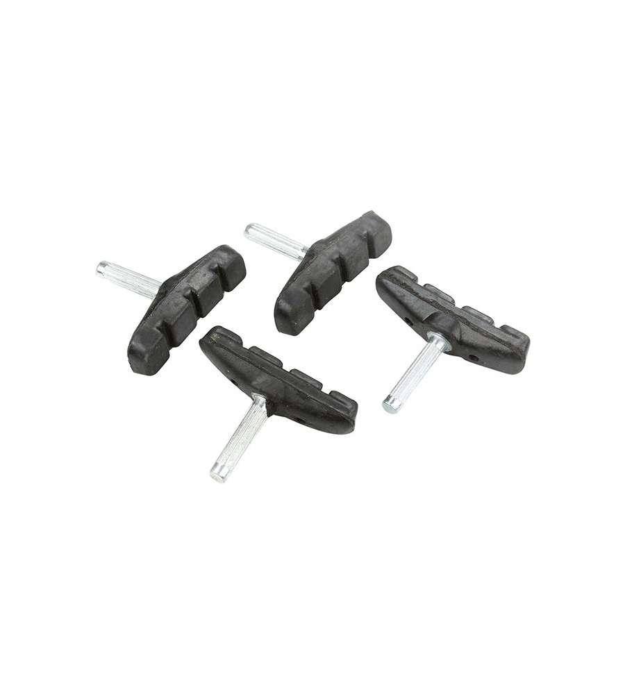 Pattini freni bici per MTB e city bike v-brake quattro pezzi 50mm