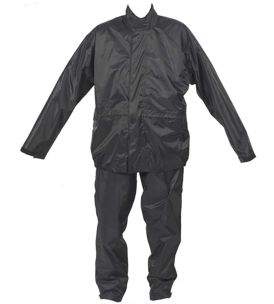Completo antipioggia in nylon 2 pezzi taglia M