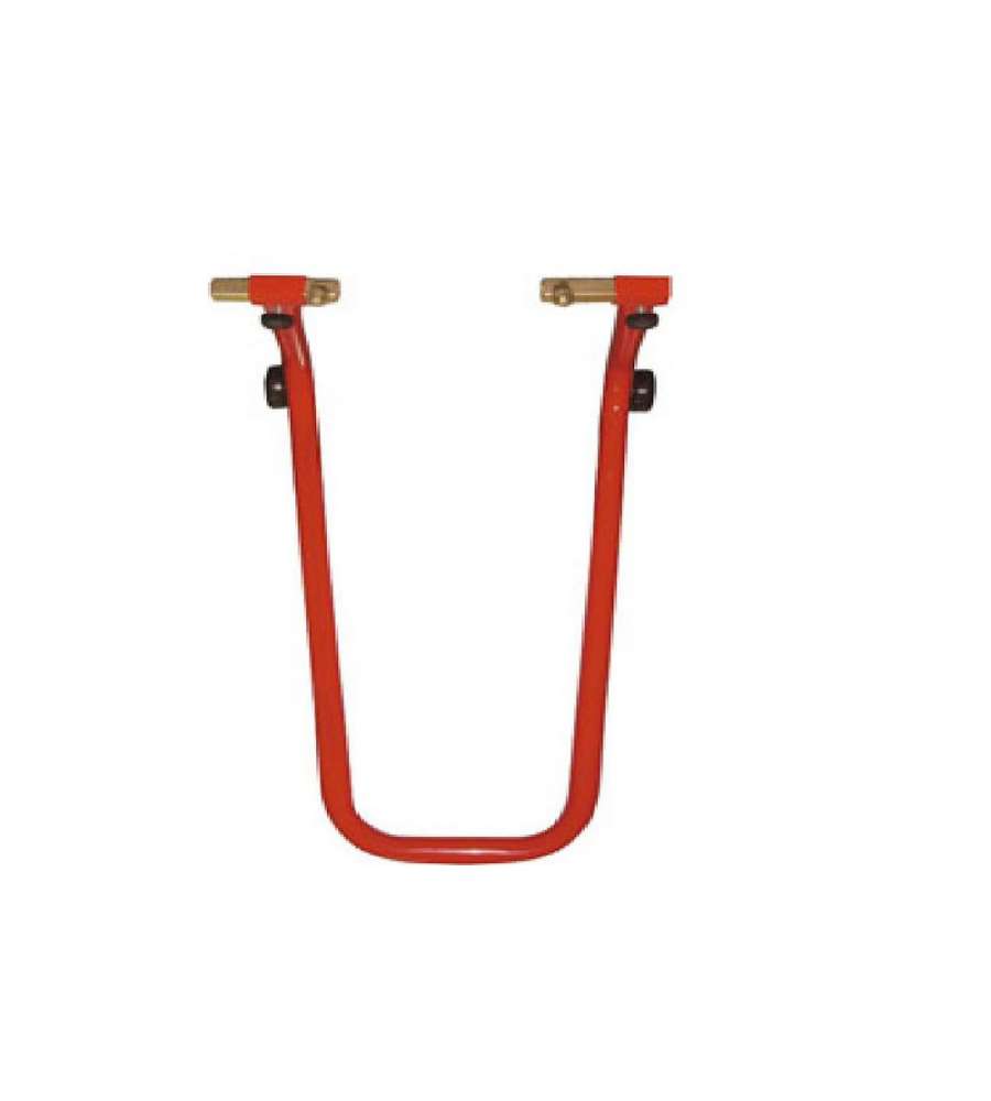 Cavalletto anteriore con ruote supporto moto in ferro verniciato