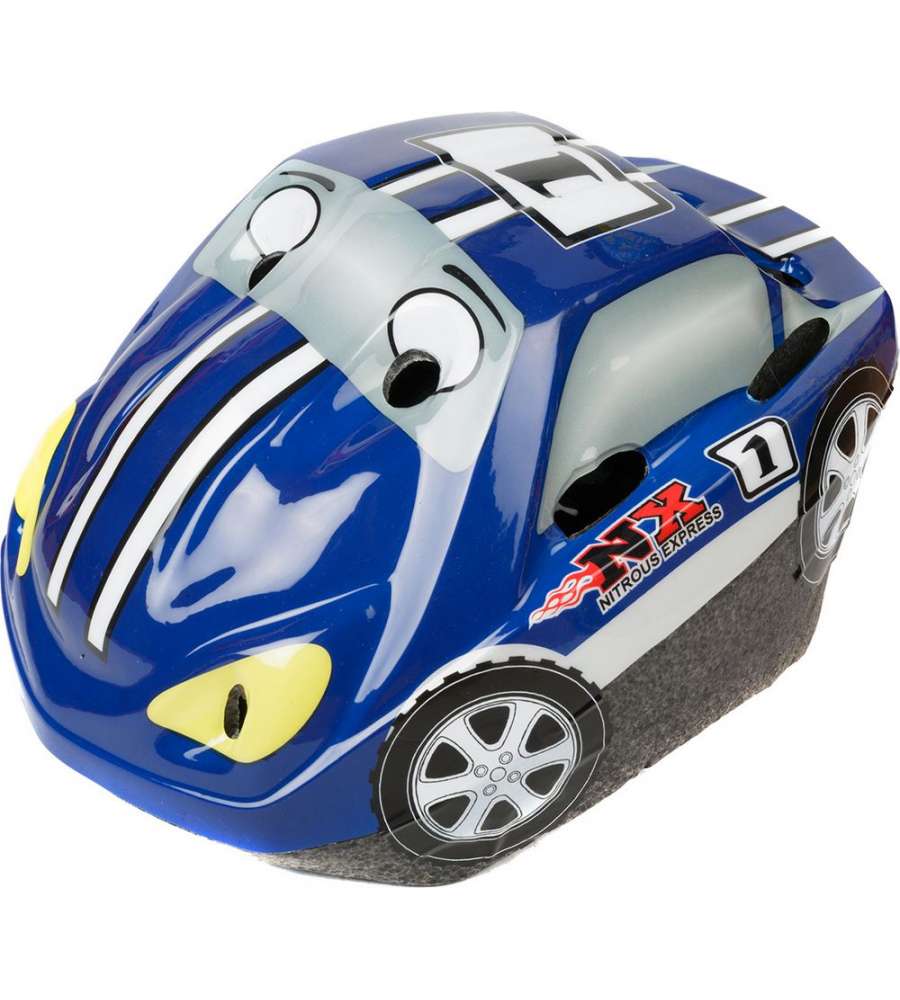 Caschetto di sicurezza bici baby regolabile taglia S 48-52 cm, BLU