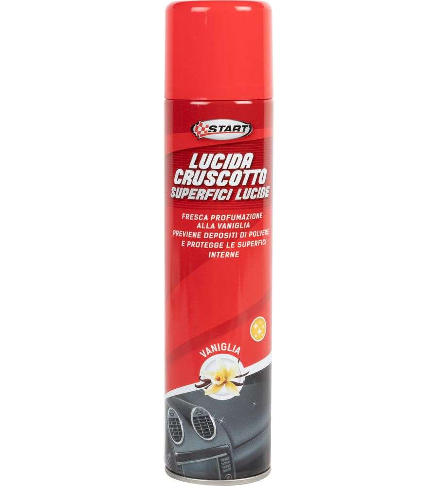 Spray Detergente Lucida Cruscotto Vaniglia 400 ml per auto